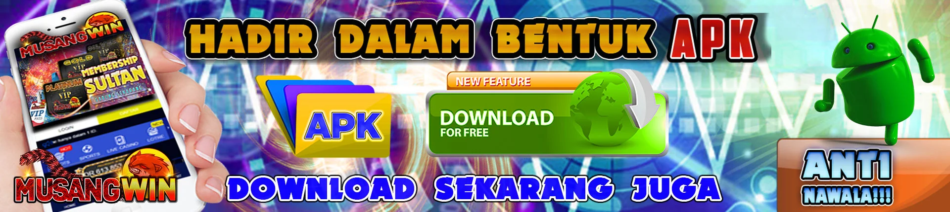 Banner promosi MUSANGWIN 3 — portal statistik RTP Pragmatic Play